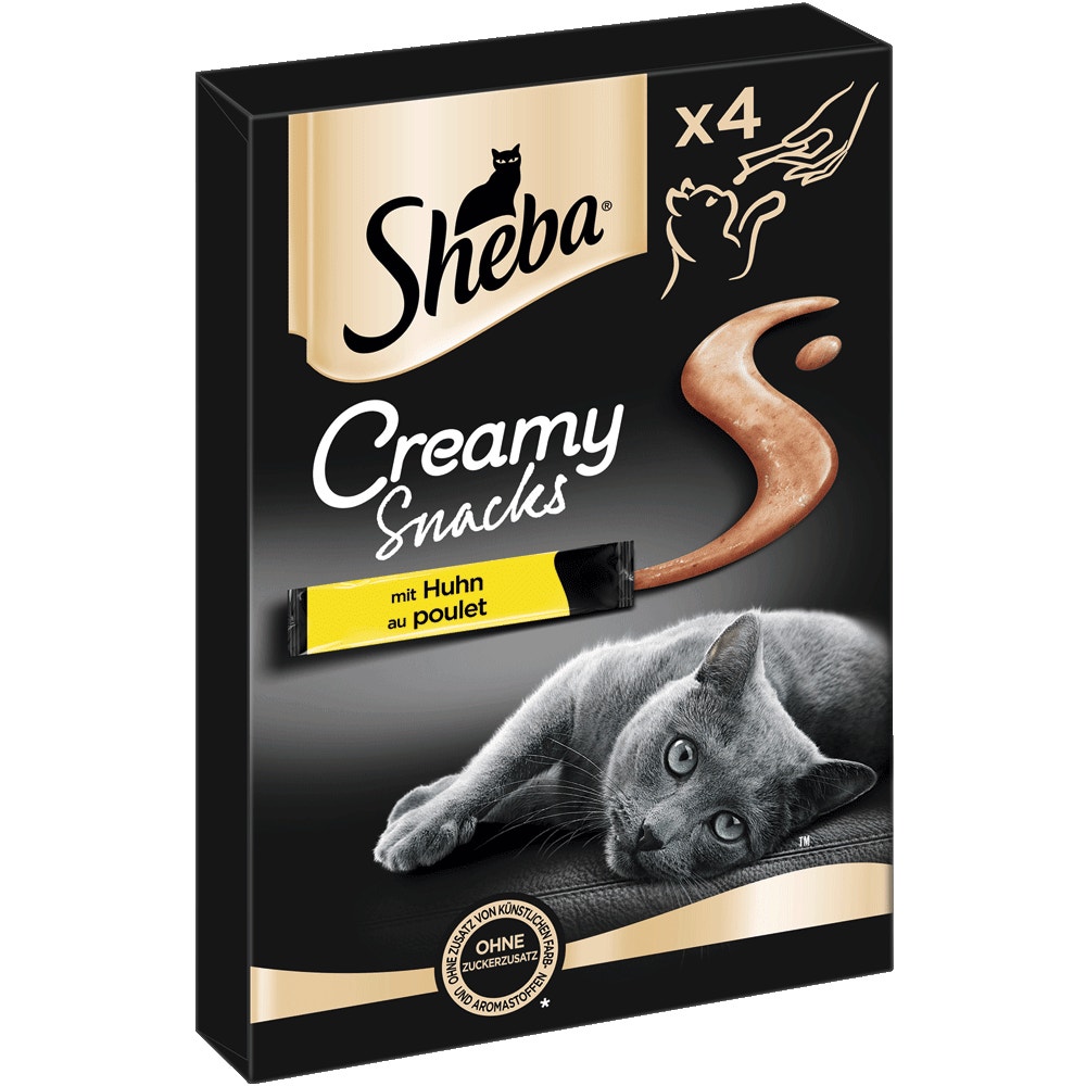 mit Huhn 4 x 12g - Creamy Snacks - 1