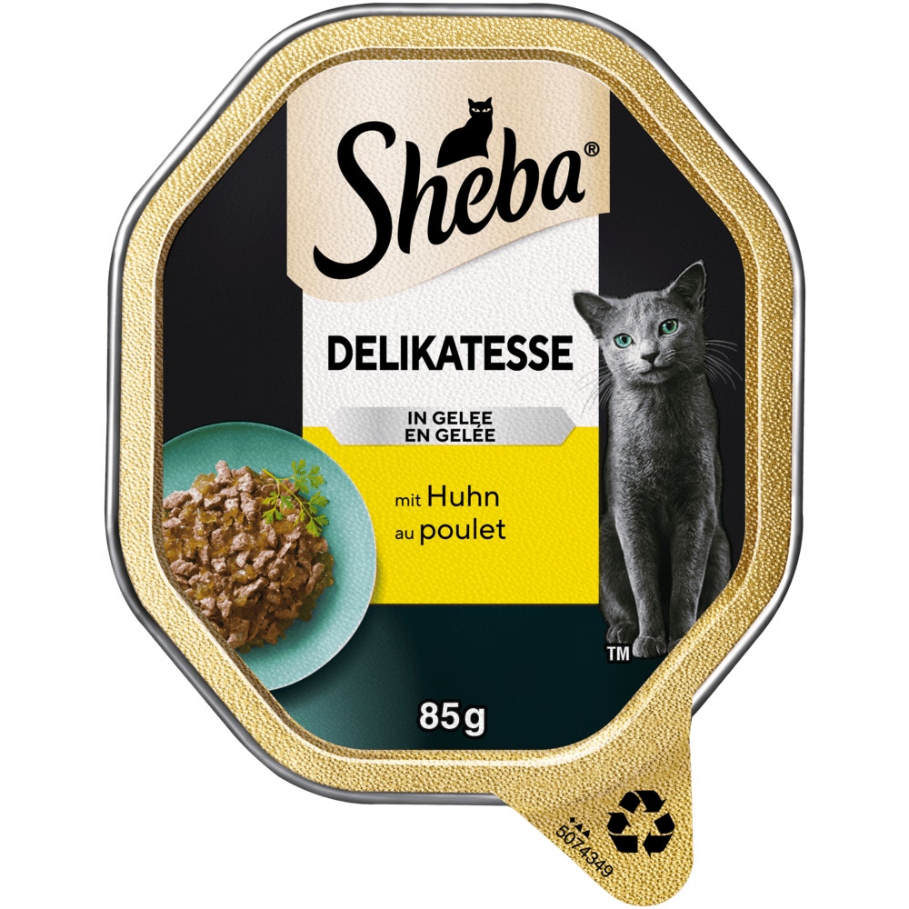 mit Huhn in Gelee 85g Schale - Delikatesse - 1