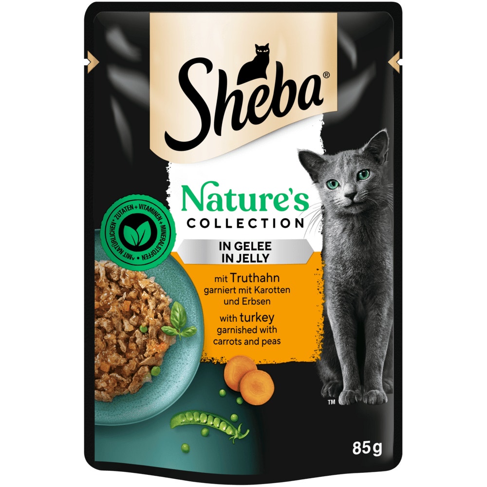 mit Truthahn garniert mit Karotten und Erbsen in Gelee 85g - Nature's Collection - 1