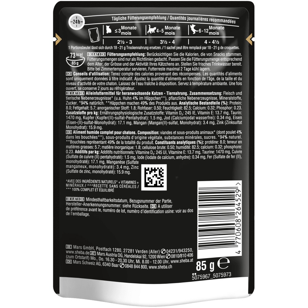 mit Huhn in Sauce 85g - Kitten - 2