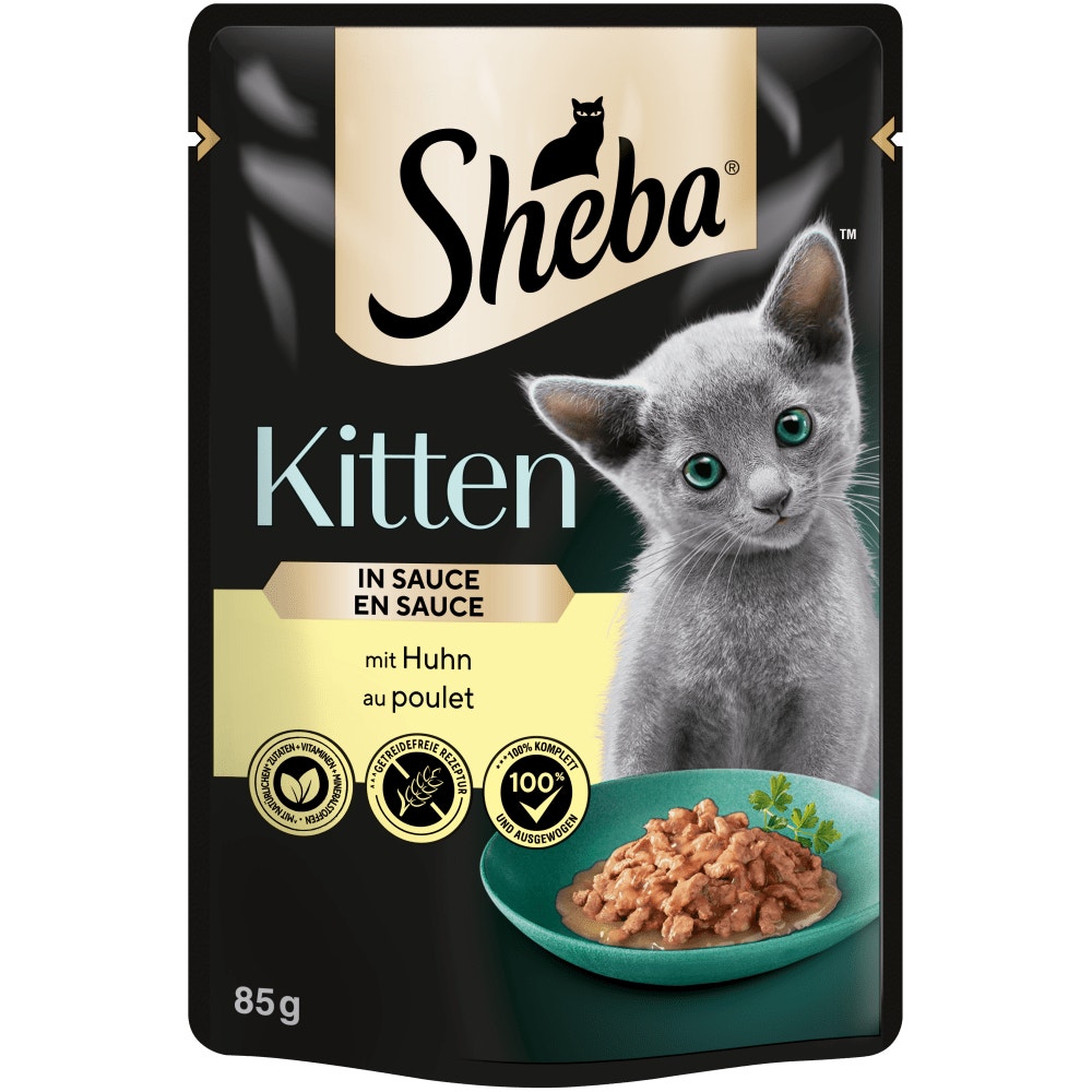 mit Huhn in Sauce 85g - Kitten - 1