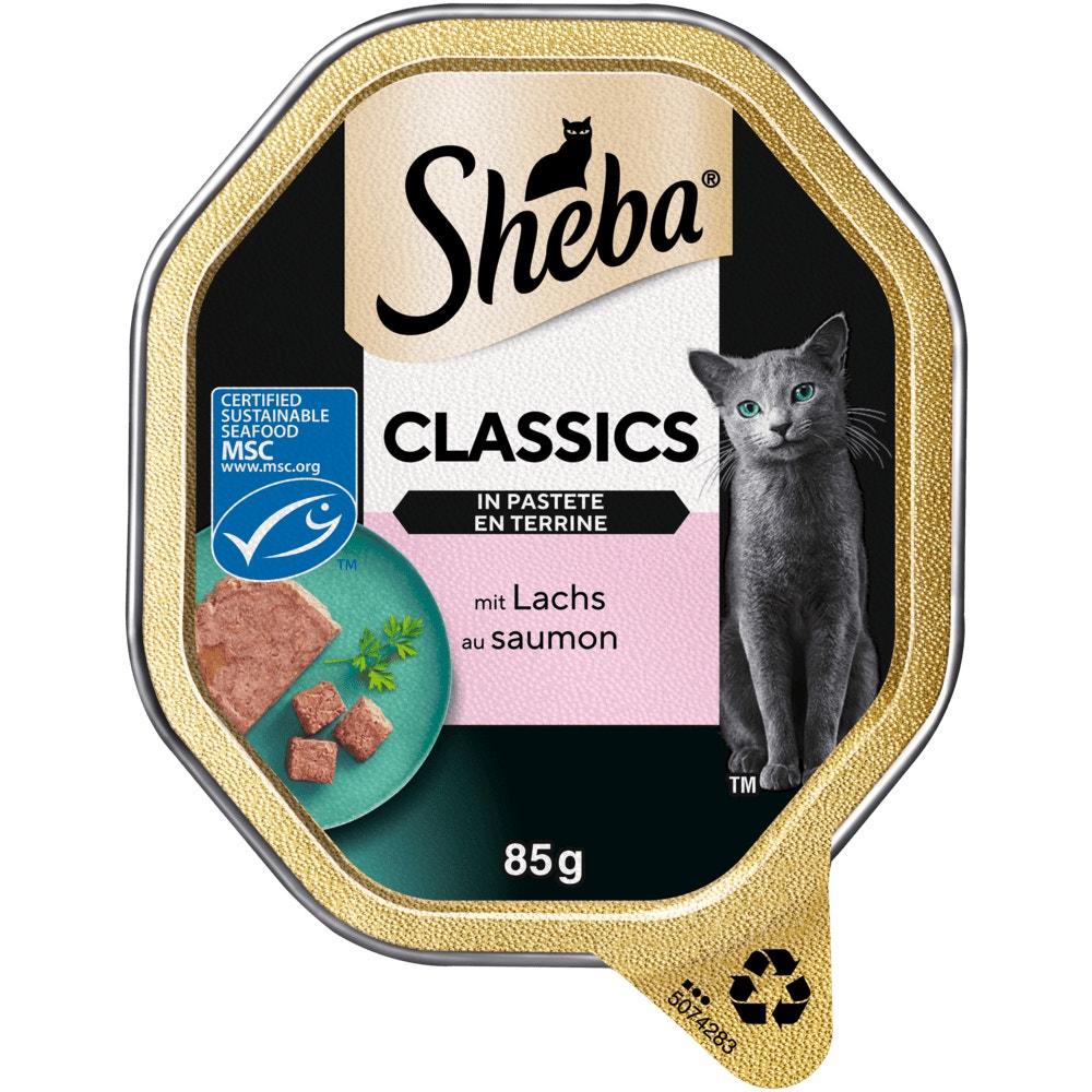 mit Lachs MSC in Pastete 85g - Classics - 1