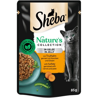 Nature's Collection in Sauce mit Truthahn garniert mit Karotten und Erbsen, Portionsbeutel